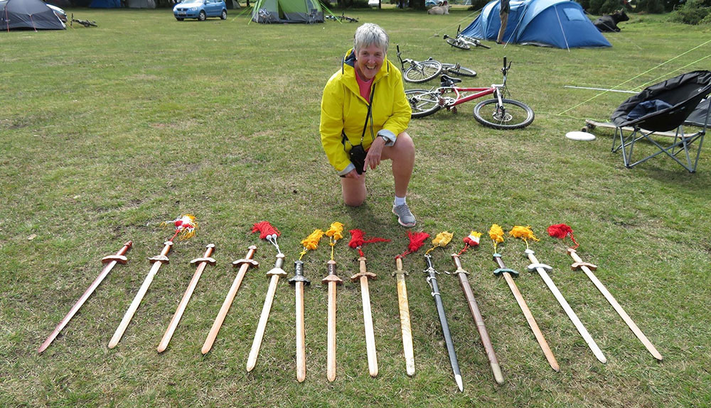 Helene and her swords